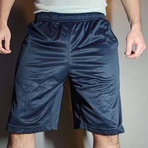 Reebok Athletic Shorts - Small - Navy Blue